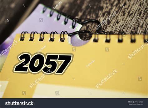 Calendar 2057 Close Stock Photo 490212169 | Shutterstock