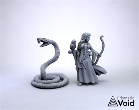 Giant Poisonous Snake Miniature for Dungeons & Dragons - Etsy