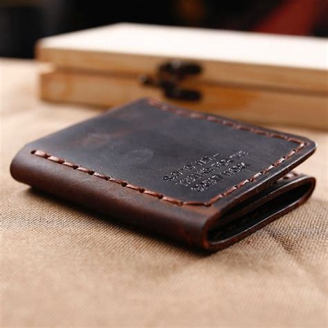 Genuine Horse Leather Vintage Trifold Men’s Wallets