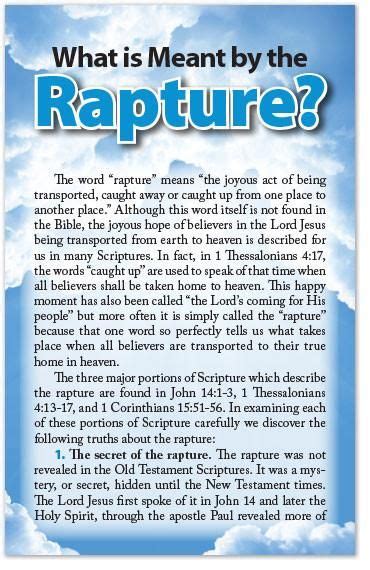 Rapture Bible