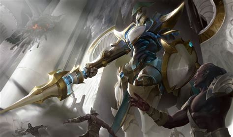 ArtStation - Lancer Zero Hecarim Skin, crow god | League of legends characters, League of ...