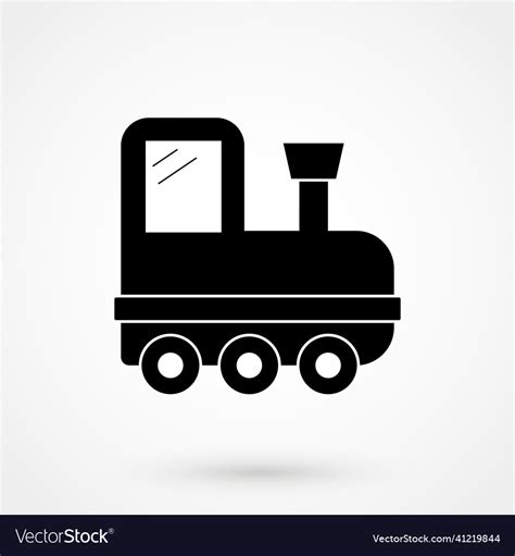 Train sign Royalty Free Vector Image - VectorStock