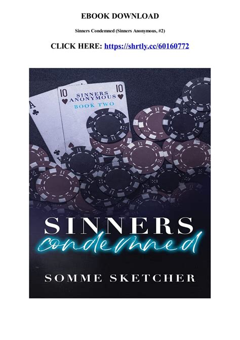 Download Free PDF Sinners Condemned (Sinners Anonymous, #2) by Somme ...