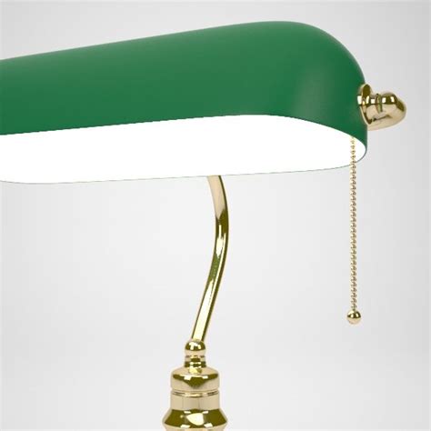 Green Bankers Desk Lamp 3D Model $19 - .obj .fbx .3ds .max .unknown ...