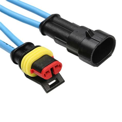 26 Set 1-4Pins Way Car Waterproof Electrical Connector Plug Terminal ...