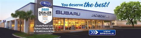 New & Used Subaru Dealer in Jacksonville, FL - Subaru of Jacksonville