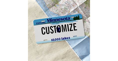 Minnesota Custom License Plate | Zazzle