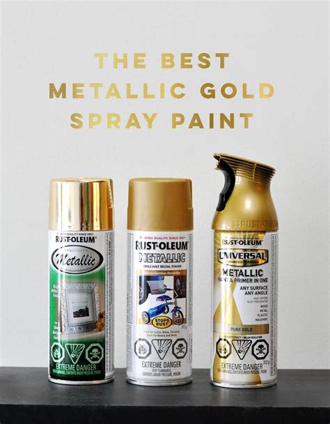 The Best Metallic Gold Spray Paint • visual heart creative studio | Diy painting, Metallic gold ...