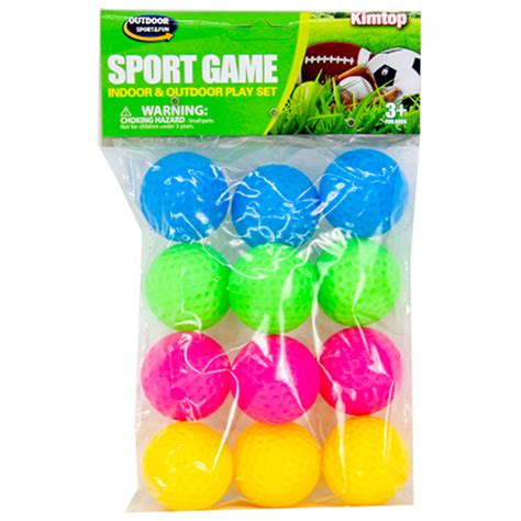 Coloured Golf Balls 12PK | Prices Plus