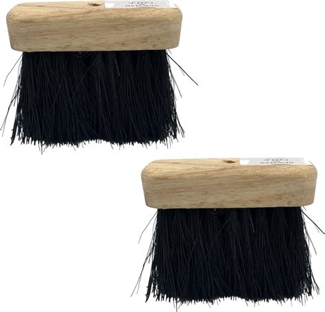 Fireside Companion Brush Head Replacement Hearth Fire Brush Head Oblong Wooden Stock – Pack of 2 ...