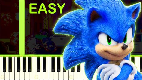 STARS IN THE SKY | SONIC THE HEDGEHOG 2 - EASY Piano Tutorial Chords - Chordify