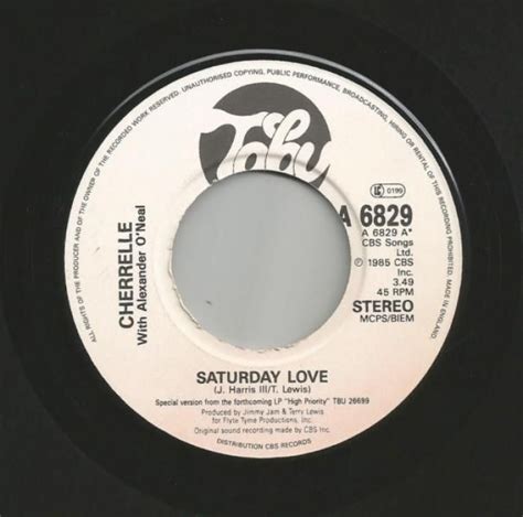 Cherrelle with Alexander O'Neal Saturday Love 7 Inch | Buy from Vinylnet