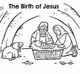 Bible Coloring Pages Birth Of Jesus sketch template