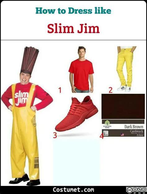 Slim Jim Costume for Halloween