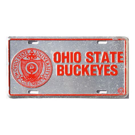 Ohio State Buckeyes License Plate | Front License Plates