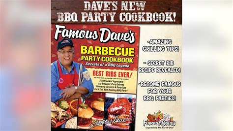 'Famous Dave's Barbecue Party Cookbook' by 'Famous Dave' Anderson | Fox ...