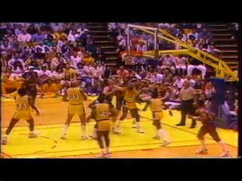 1988 NBA Finals Game 7 Lakers vs. Piston - 1st Quarter - YouTube