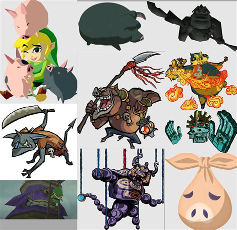 Zelda Wind Waker Characters