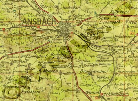 Ansbach Map