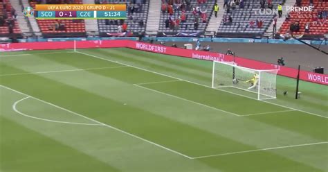 Patrik Schick’s goal made Scotland’s keeper crash into net in Euro 2020 - SBNation.com