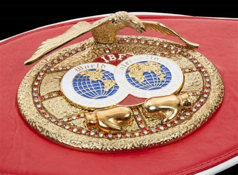 IBF BOXING CHAMPIONSHIP BELT - Current price: $300