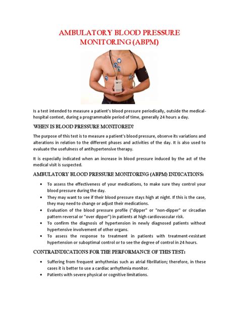 Ambulatory Blood Pressure Monitoring | PDF | Blood Pressure | Hypertension