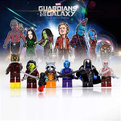 Marvel SuperHeroes mini figures Avengers Guardians of the Galaxy legos ...