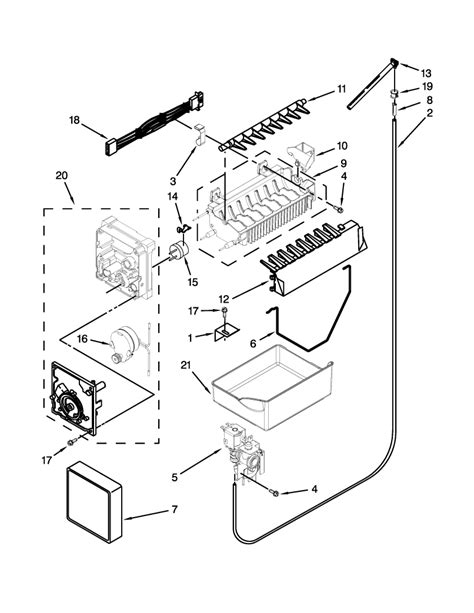 Whirlpool Refrigerator Ice Maker Parts Diagram | Reviewmotors.co