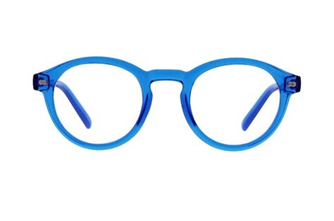 Blue Round Glasses #125516 | Zenni Optical