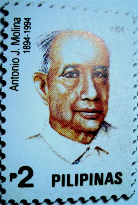 The Great Filipino Series- Antonio J. Molina on Stamp