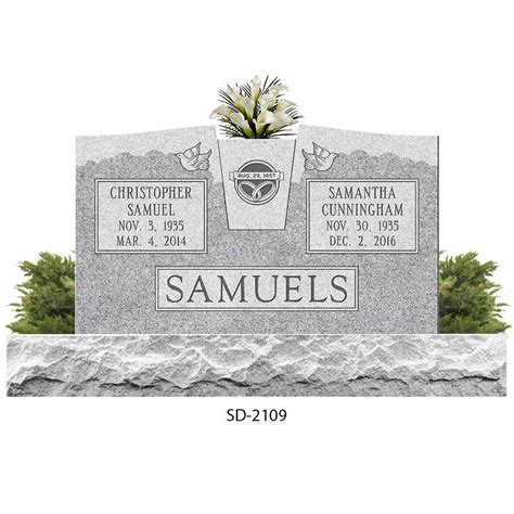 Double Headstone, Gravestone, and Tombstone Prices — Brown Memorials