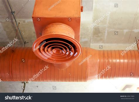 Air Conditioner Ventilation Installation System Building Stock Photo ...