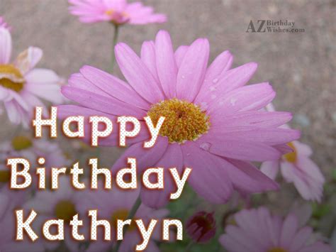 Happy Birthday Kathryn