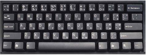 Danish Keyboard Labels - DSI-Keyboards.com