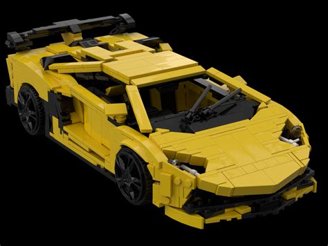 LEGO MOC Lamborghini Aventador SVJ by Bens Lego Cars | Rebrickable - Build with LEGO