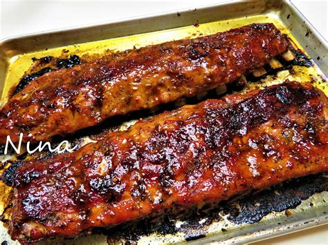 NINA'S RECIPES.....: OVEN BAKED BABY BACK RIBS