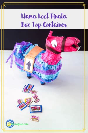 Llama Loot Pinata Box Top Collection Box Makes BTFE Collecting Fun - Munofore