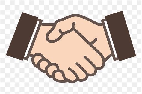 Business handshake png clipart, transparent | Free PNG - rawpixel