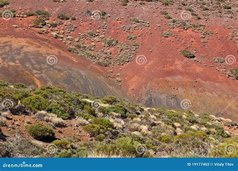 Red Volcanic Hills, Lanzarote Island, Spain Stock Image - Image of gray, idyllic: 19177403