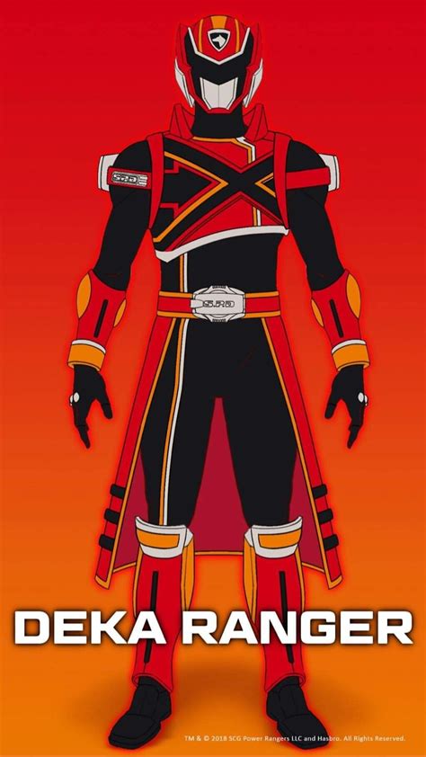 Power Ranger SPD Sky Tate/New Deka Ranger Suit - Artist :Bon Benrnardo #∆∆shani | Super herói ...