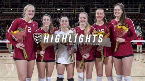 Stanford Women's Volleyball vs. Cal [11.29.19] - YouTube