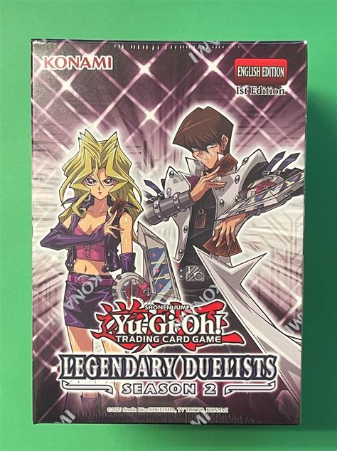 YU-GI-OH! TCG LEGENDARY DUELISTS SEASON 2 1ST EDITION SEALED BOX (36 ...