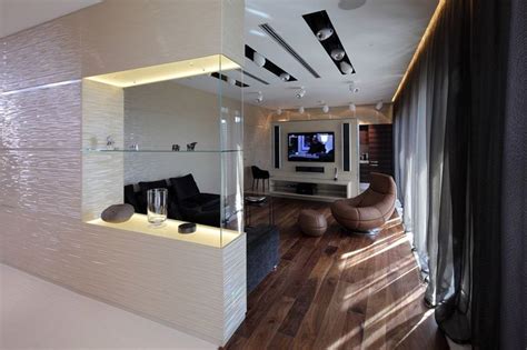 modern glass room divider | Interior Design Ideas