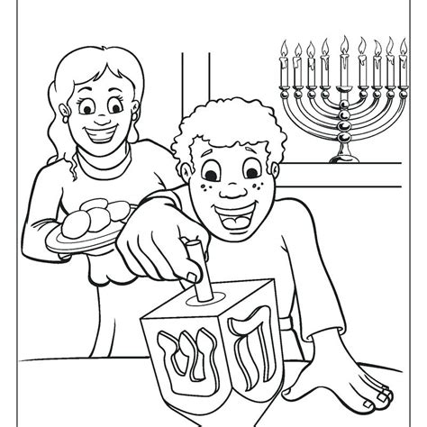 Dreidel Coloring Pages Free at GetColorings.com | Free printable ...