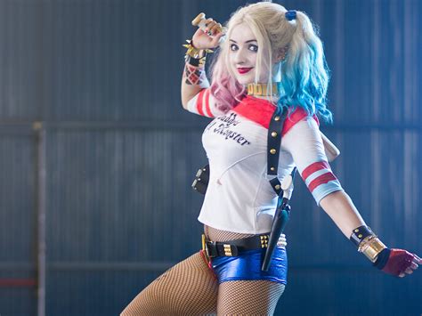 Wallpaper : cosplay, anime, DC Comics, Harley Quinn, comics, clothing ...