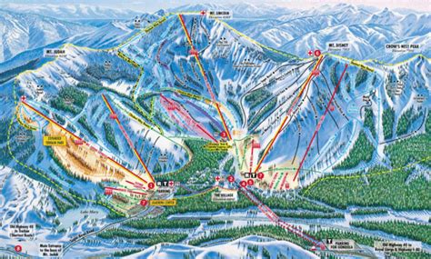 Sugar Bowl Resort Ski Trail Map - California United States • mappery