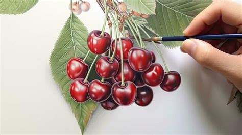 Cherry Drawing Stock Photos, Images and Backgrounds for Free Download