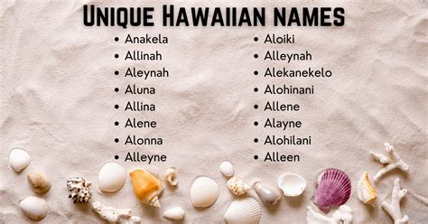 400+ Hawaiian Names Ideas - Pick your favorite one