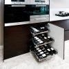 Stainless Steel Slide Out Wine Storage | TANSEL Storage Solutions
