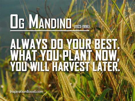 Og Mandino Do Your Best Quotes | Inspiration Boost